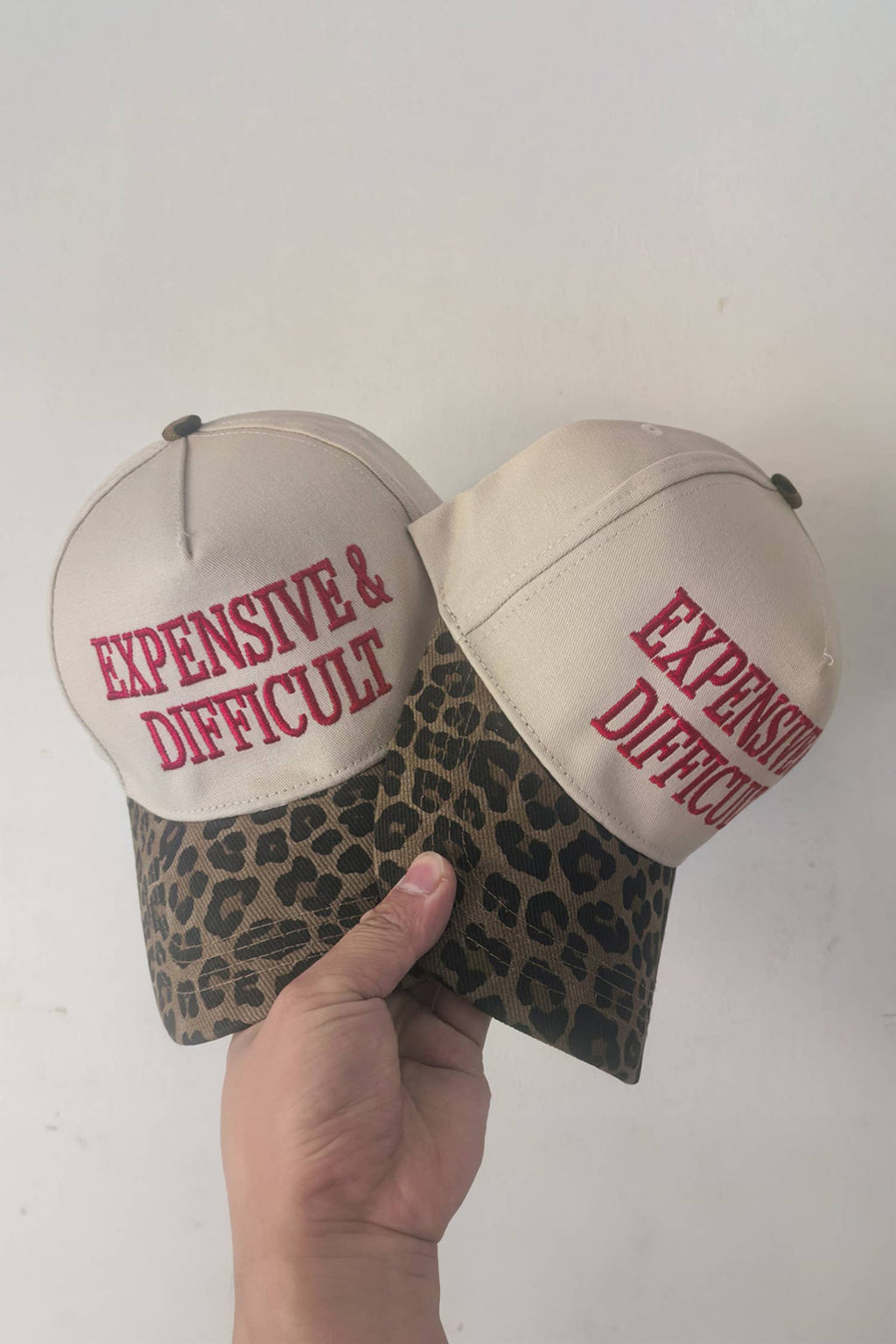 LDC EXPENSIVE & DIFFICULT Leopard Contrast Brim Cap