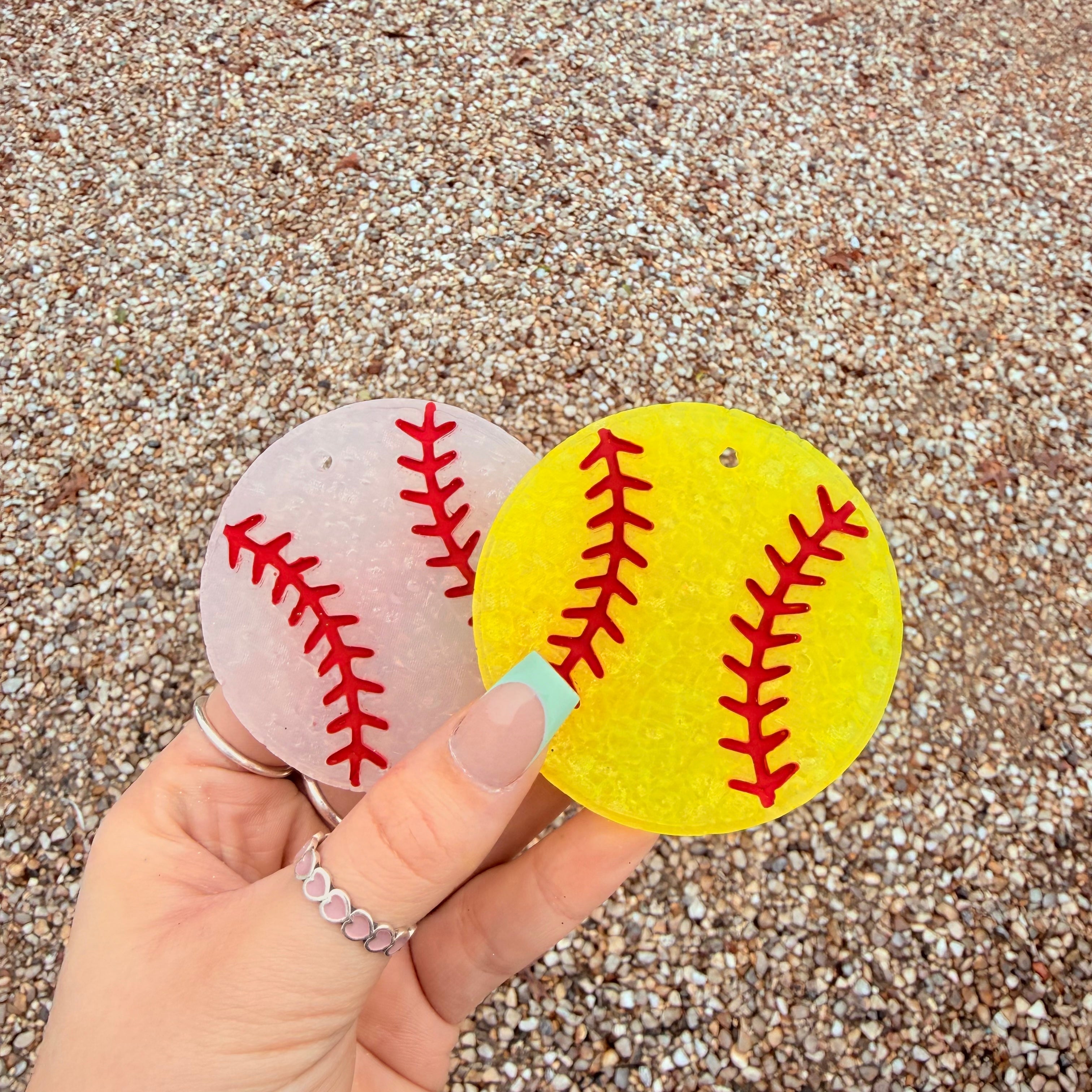 **Custom** Mini Baseball Car Freshie