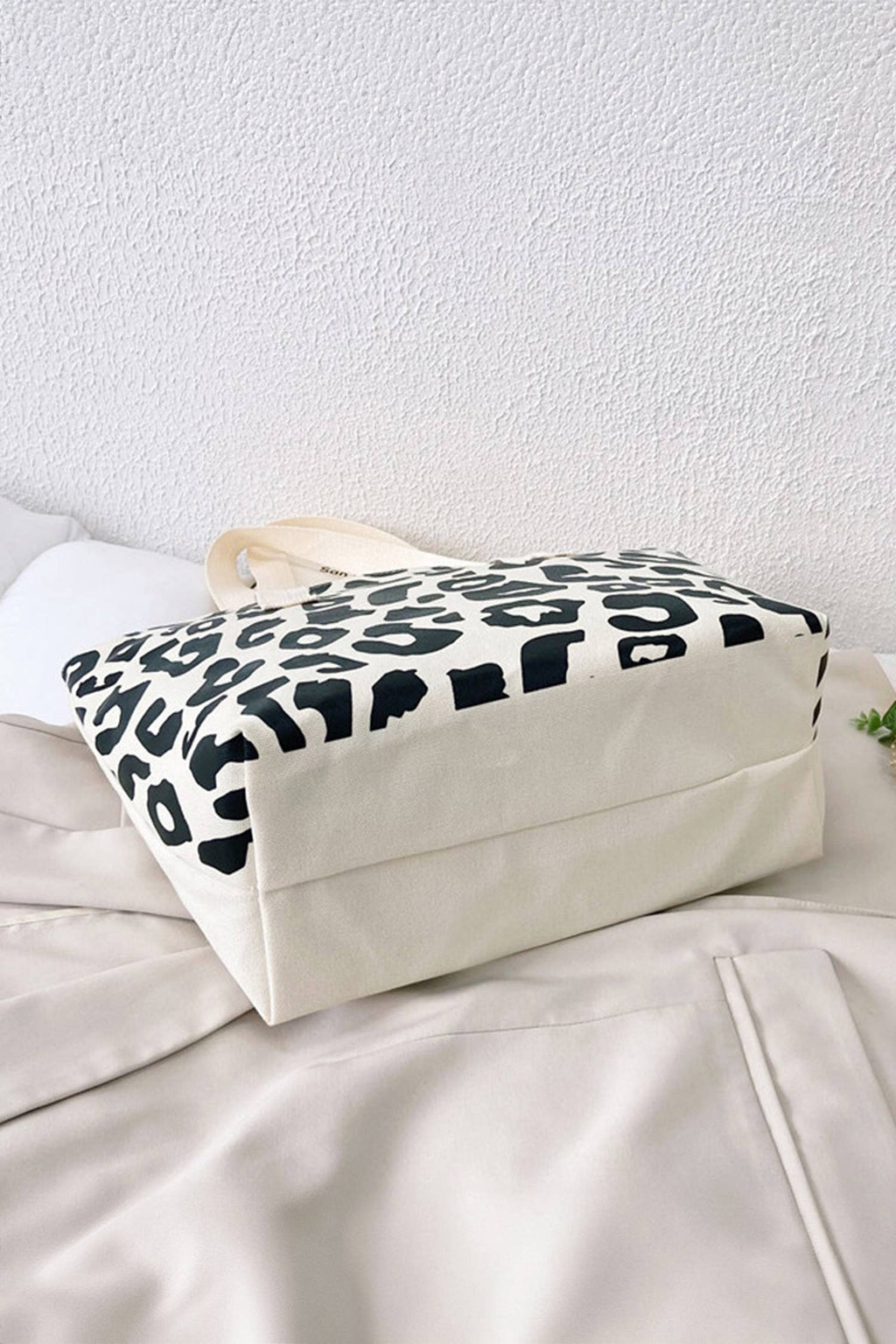 LDC Leopard Print Canvas Tote Bag