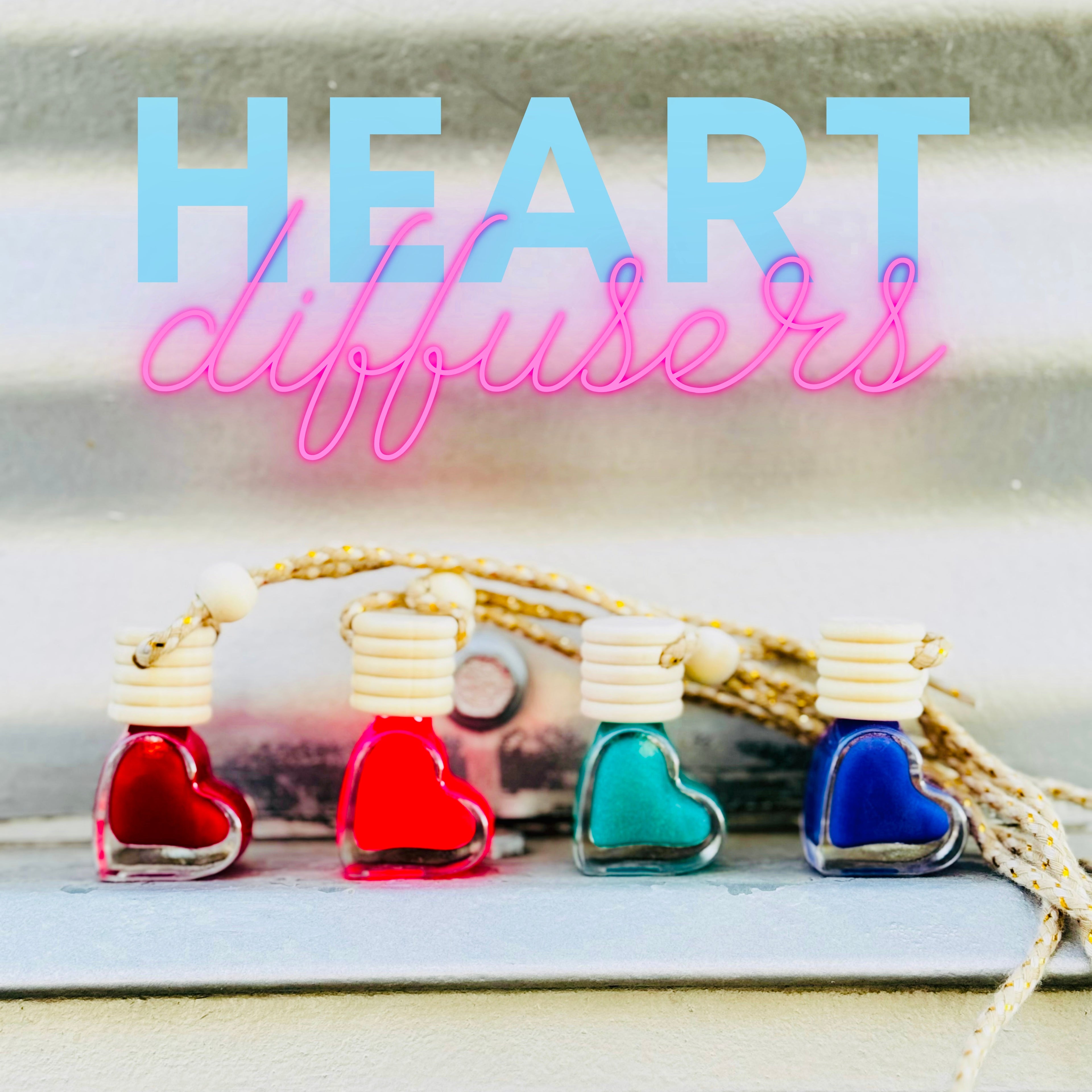 Heart Car Air Freshener Diffuser's