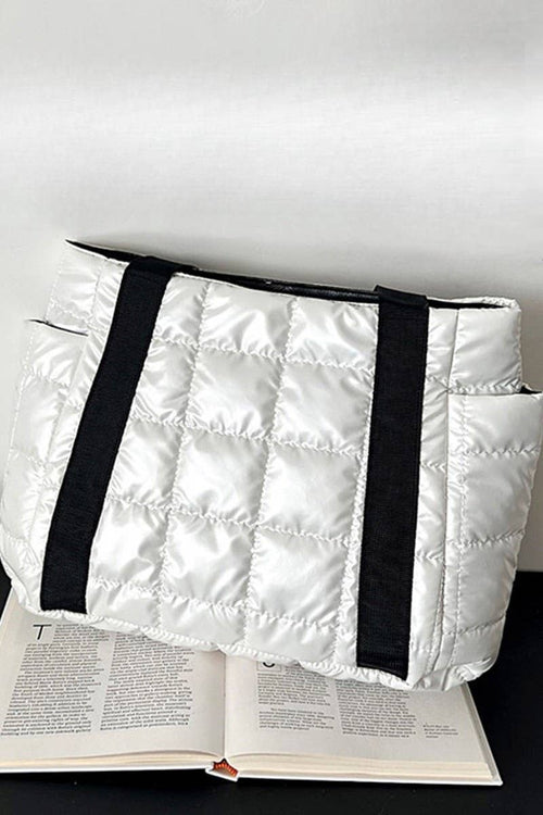 0504 Soft quilted puffy tote bag SI-29804 (Pre-Order)
