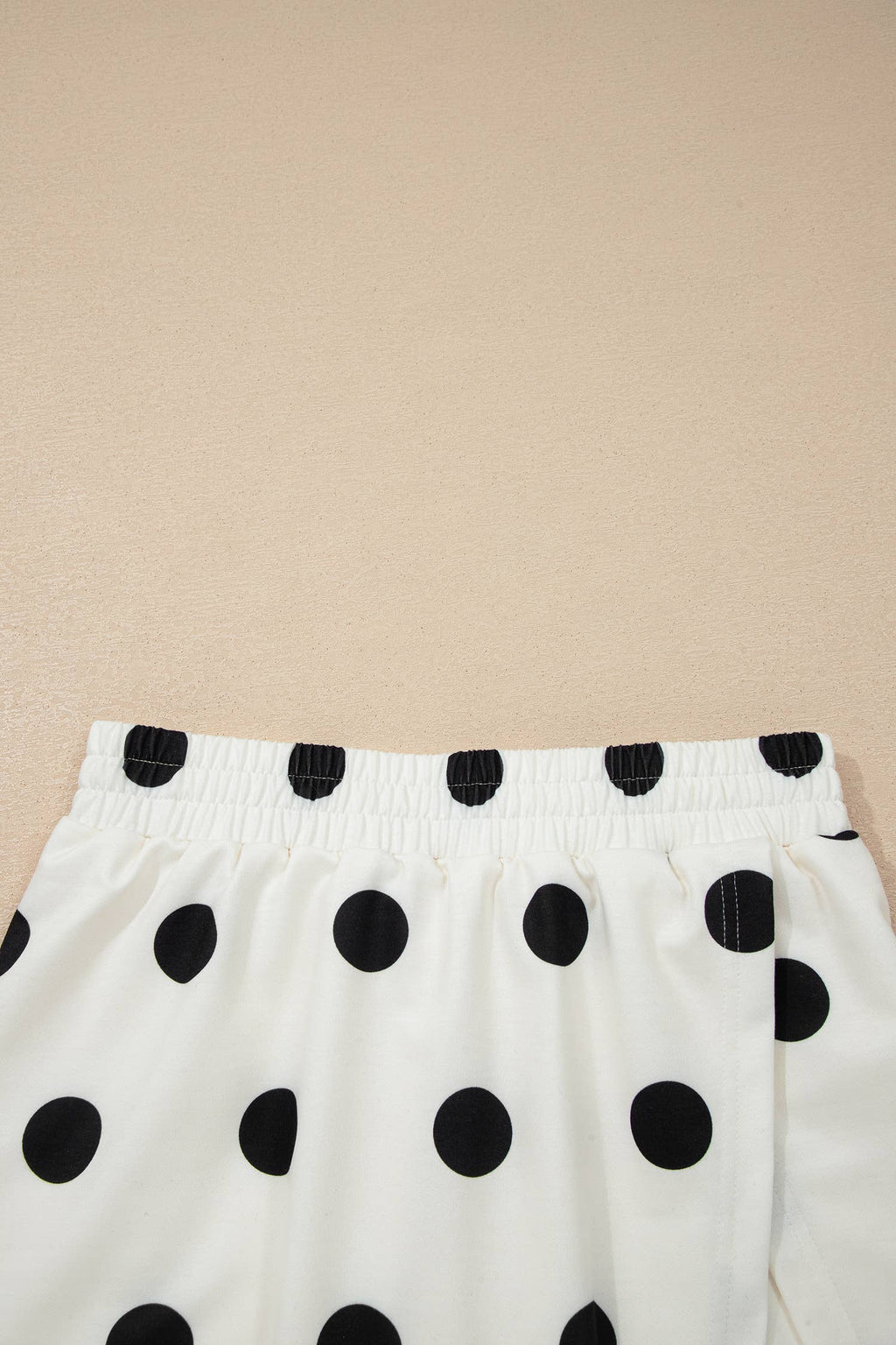 Plus Polka Dot Print Tank Split Mini Skort 2pcs Set (S-XL) PRE-ORDER