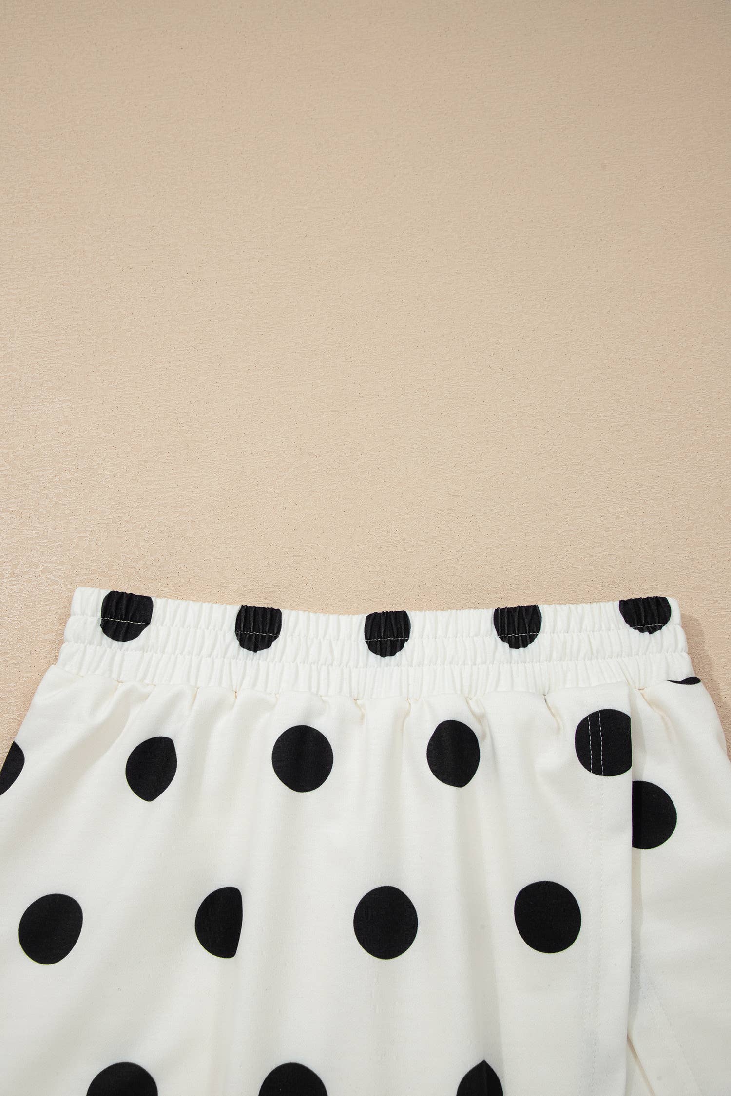 Plus Polka Dot Print Tank Split Mini Skort 2pcs Set (S-XL) PRE-ORDER