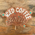 Fall "Iced Coffee Girly" Car Freshie