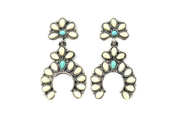 Western Squash Blossom Earrings