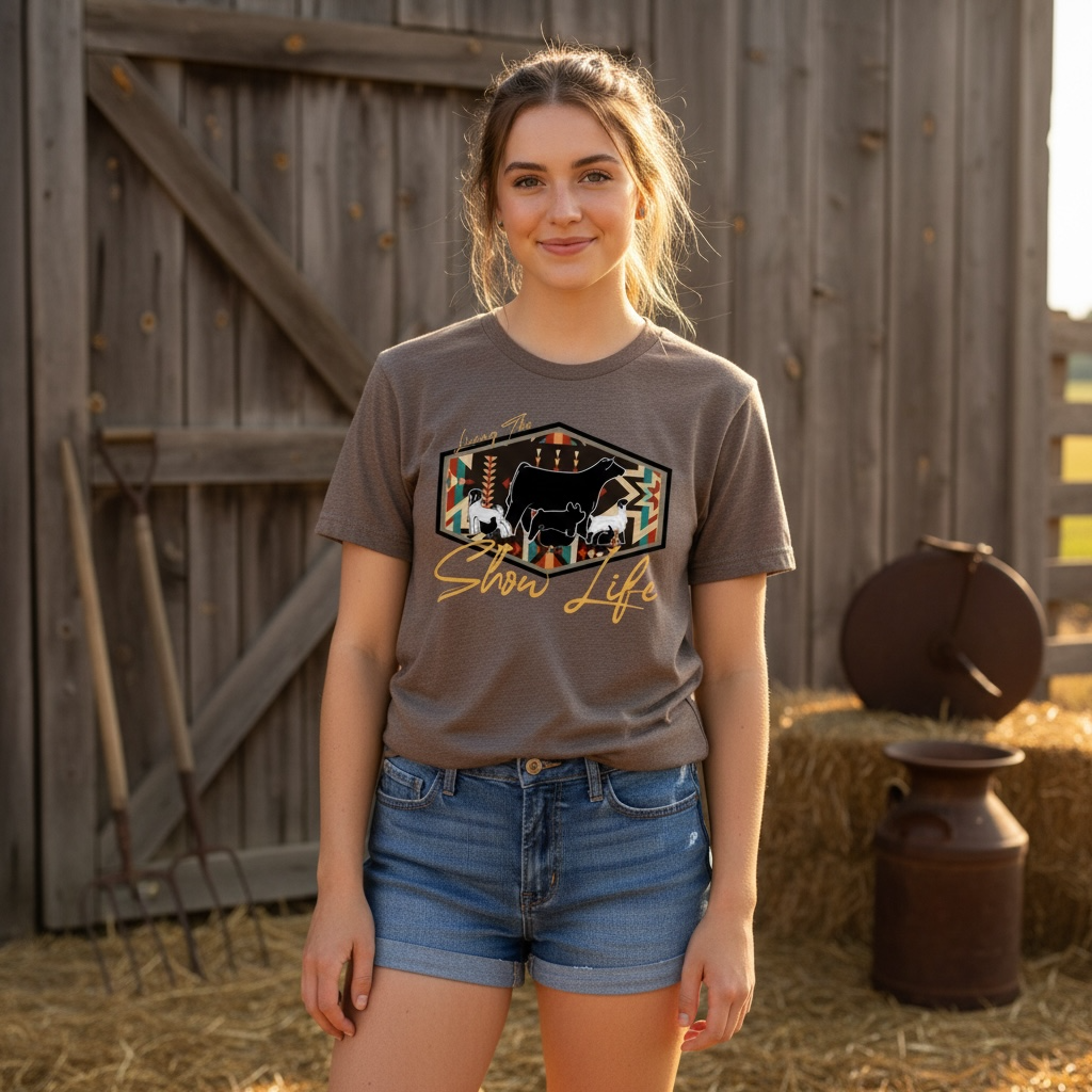 Aztec Livin’ That Show Life Tee