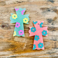 Cross with Flowers Car Freshie