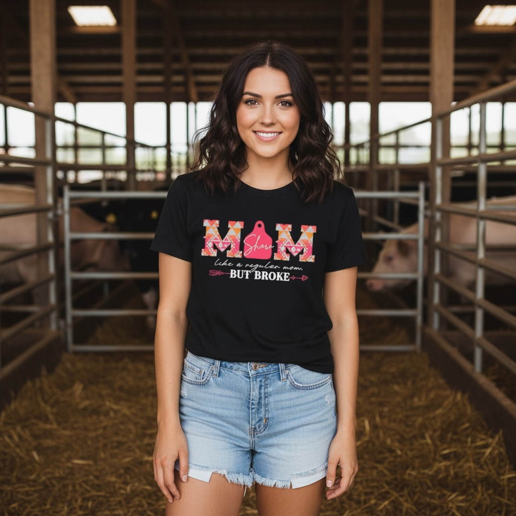 Aztec Show Mom ~ Like A Regular Mom But Broke Tee