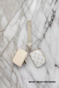 SI-26443 Dual Pouch Wristlet Keychain Wallet